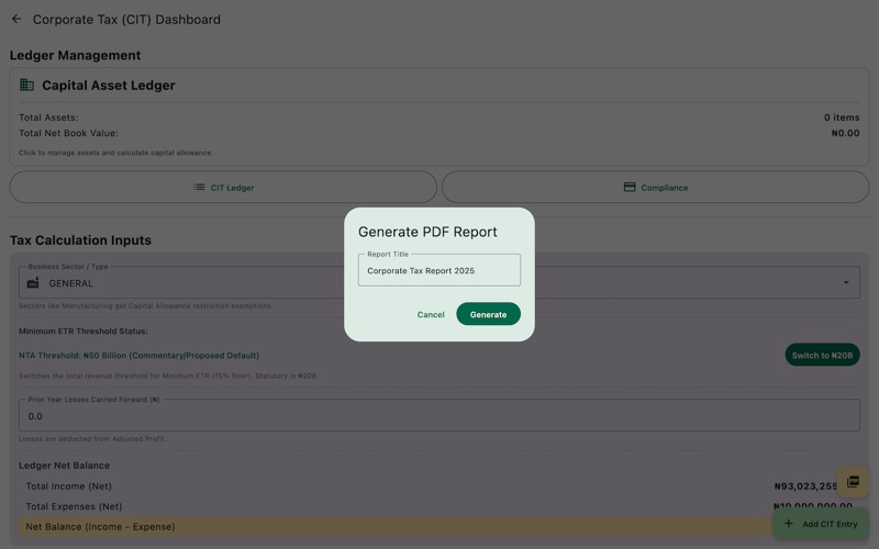 App screenshot