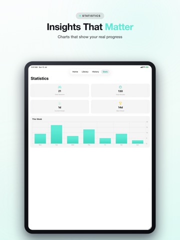 BreathSpace: Calm Breathing iPad screenshot
