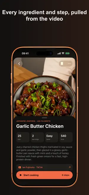 Stovie: Video to Recipe screenshot 2
