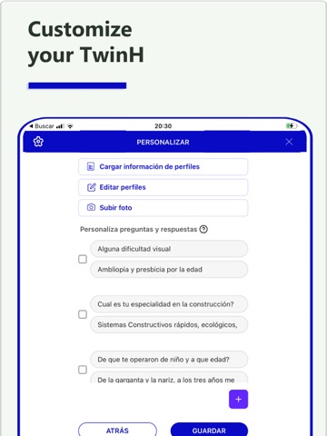 TwinH iPad screenshot