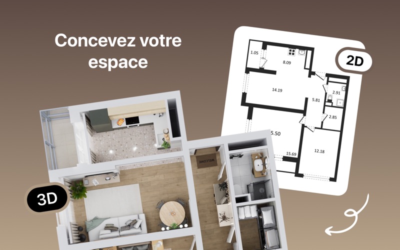 Screenshot #2 pour Plan de votre maison et déco