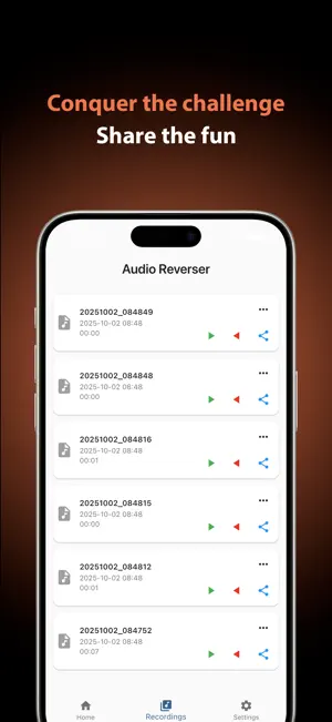 Reverse Audio: Reverse Singing screenshot 4