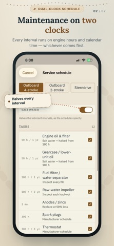 Logline: Boat Maintenance Log screenshot 2