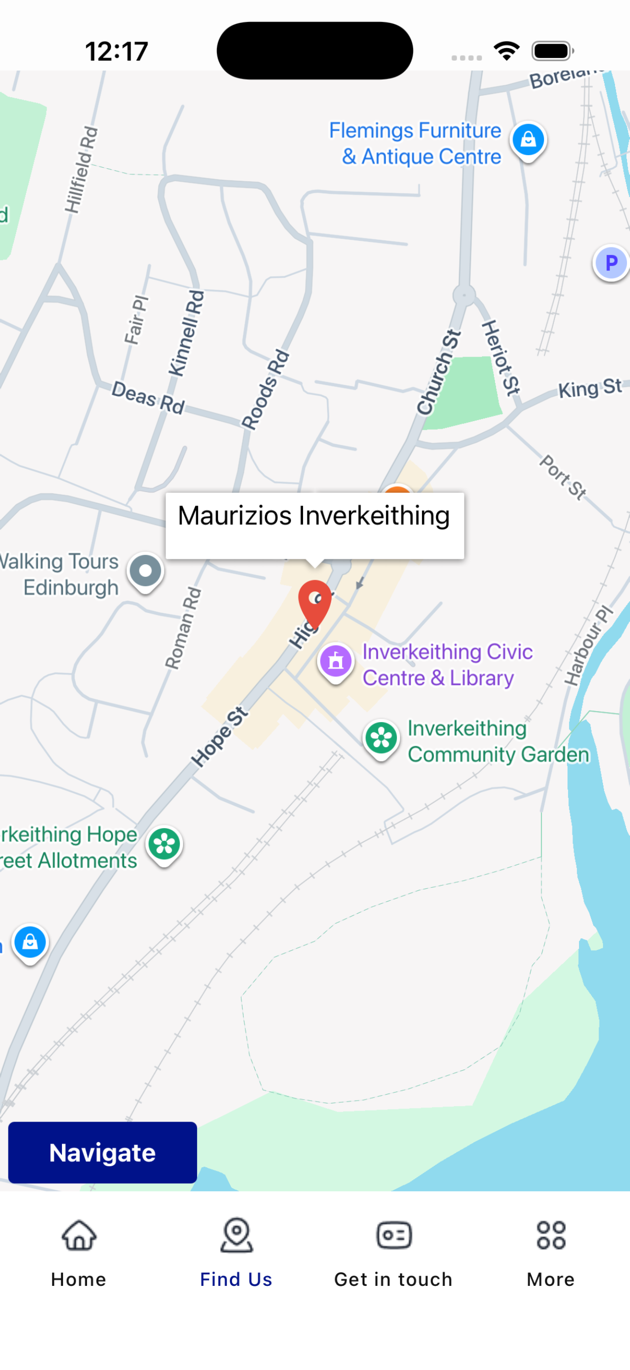 Maurizios Inverkeithing screenshot 2