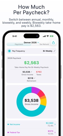My Paycheck Calculator screenshot