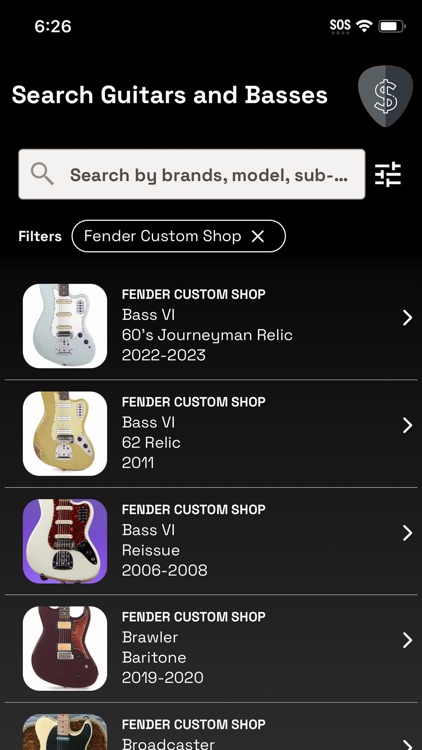 Mobile Guitar Price Guide screenshot-3