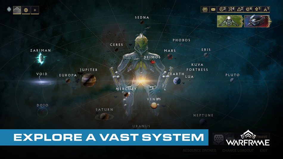 #3. Warframe (iOS) โดย: Digital Extremes