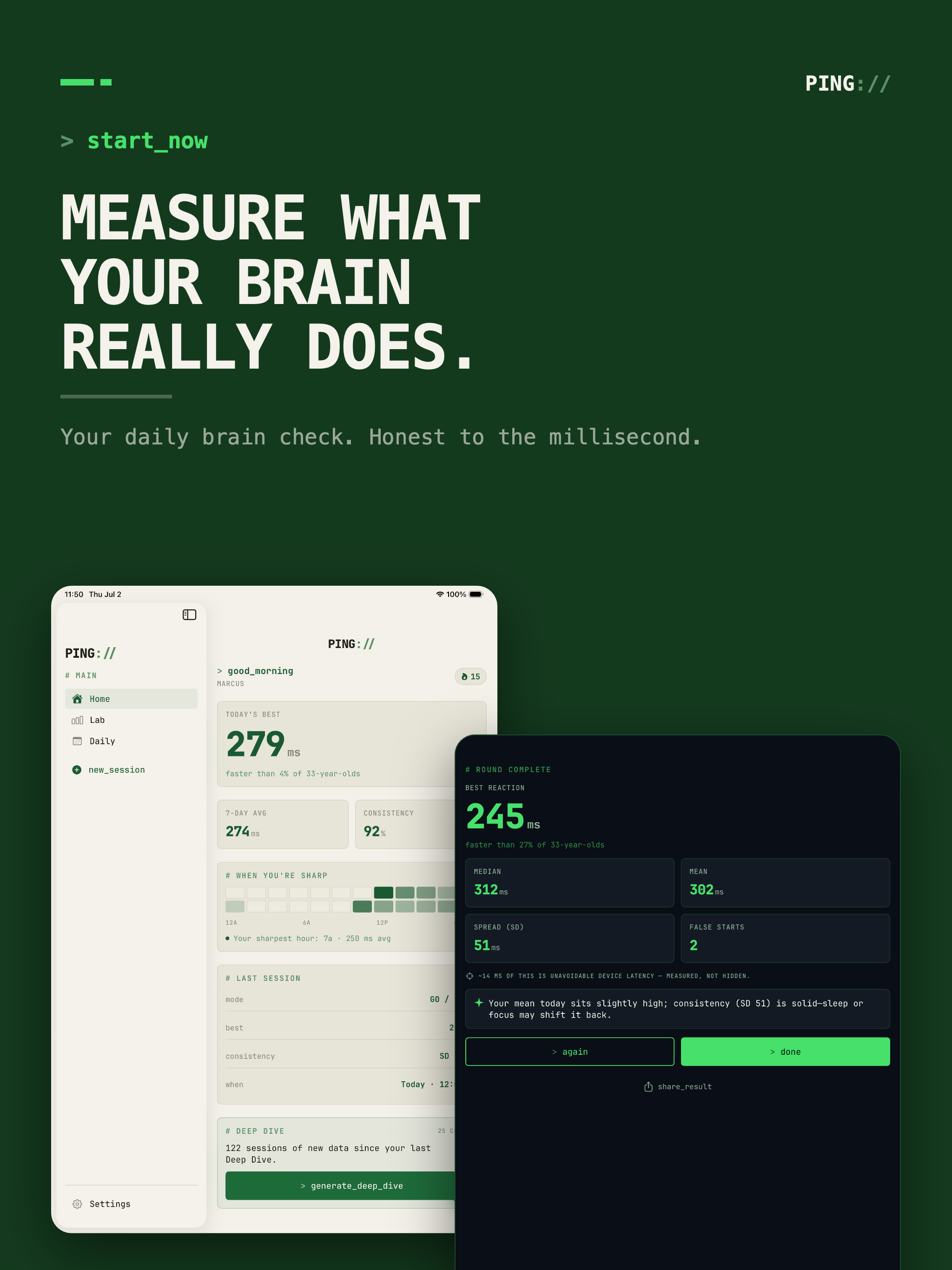 Reaction Time Trainer : PING screenshot 20