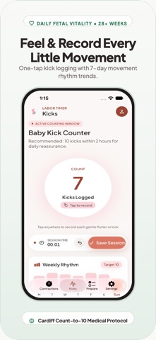 Contraction & Labor Timer: Log Screenshot 3 of 5