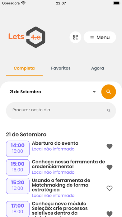 Meu Evento Digital Screenshot