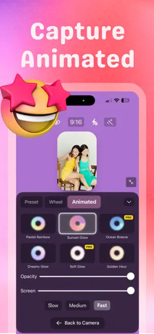 Snapure: Glow Selfie Cam screenshot 3