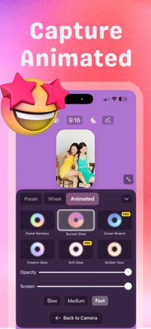 Snapure: Glow Selfie Cam Screenshot 3 of 4