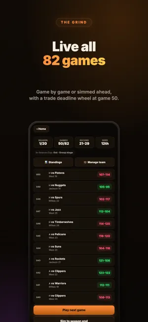 Basketball Dynasty: Career Sim screenshot 4
