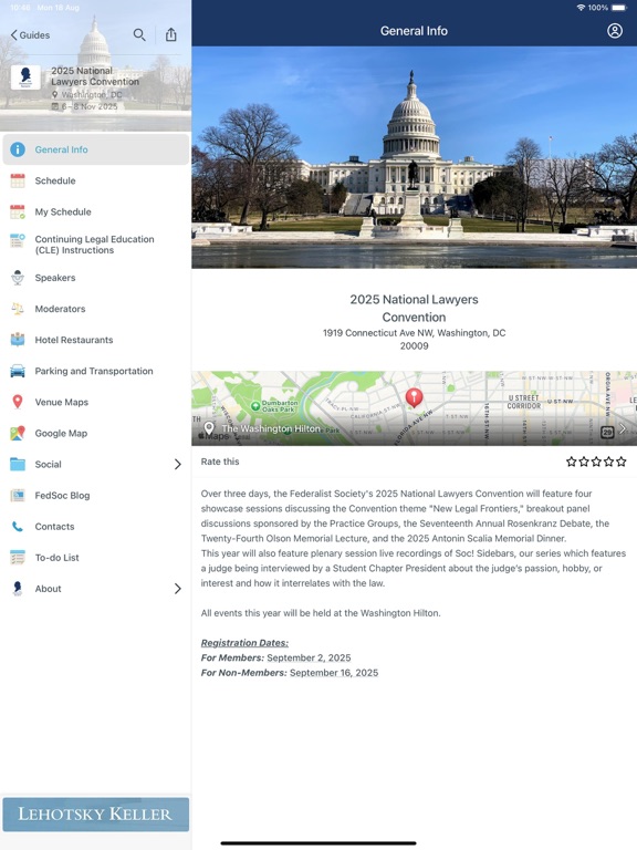 Screenshot #4 pour Federalist Society Events