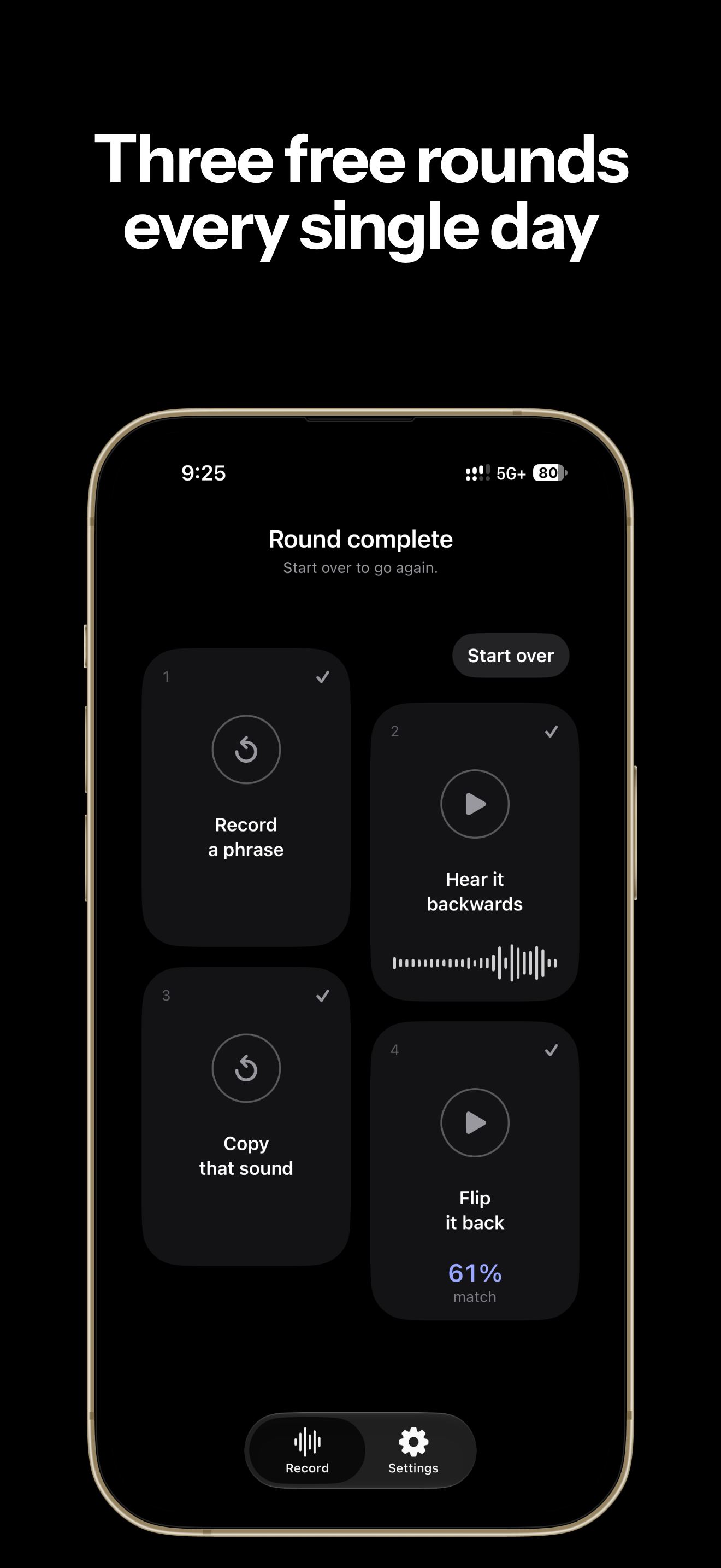 Reverse Singing Audio Player screenshot 5