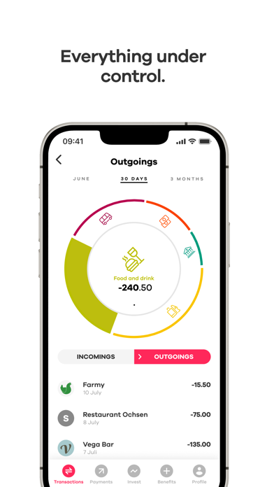 neon: The Swiss Finance App iPhone screenshot 6 - Finance app