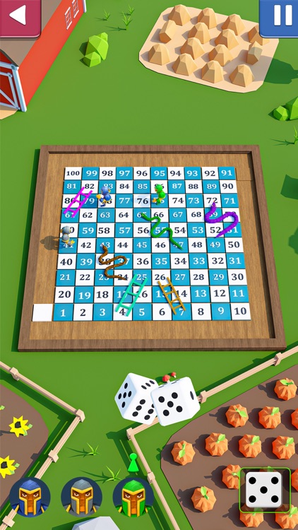 Snakes & Ladders Dice Game