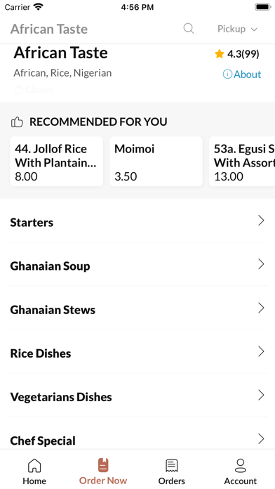 African Taste Screenshot