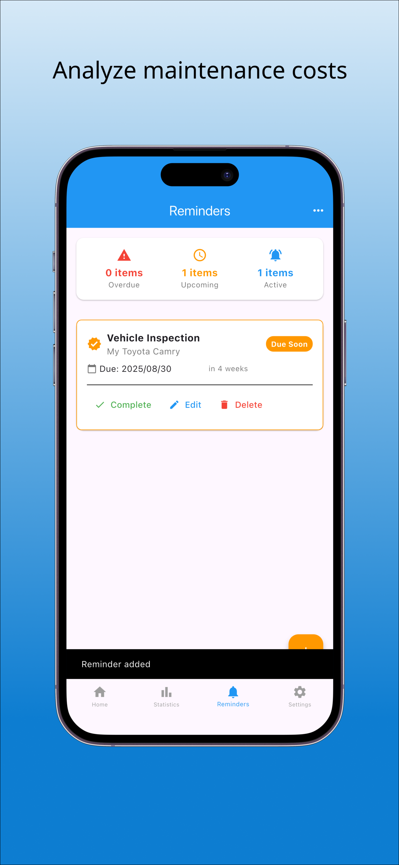 Carlog - Car Maintenance Lo... screenshot 3