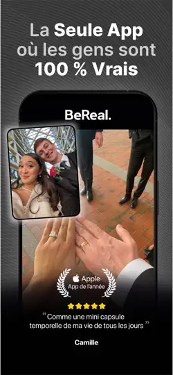 Capture d'écran de BeReal. Tes Amis Pour De Vrai. sur iPhone 1