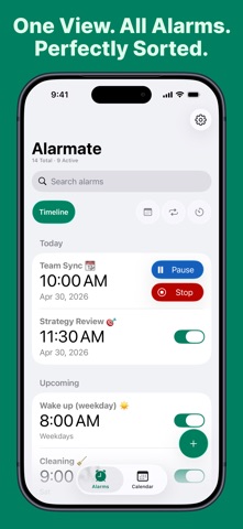 Alarmate: Date Alarm Clock Screenshot 2 of 10