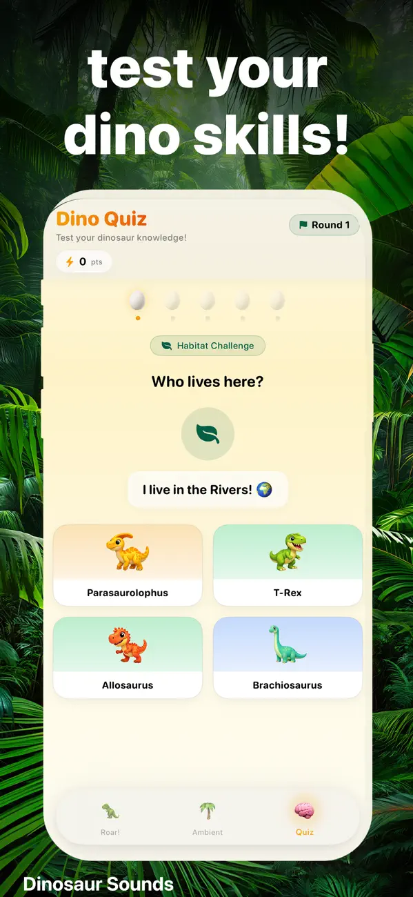 Screenshot #2 pour Dinosaur Sounds
