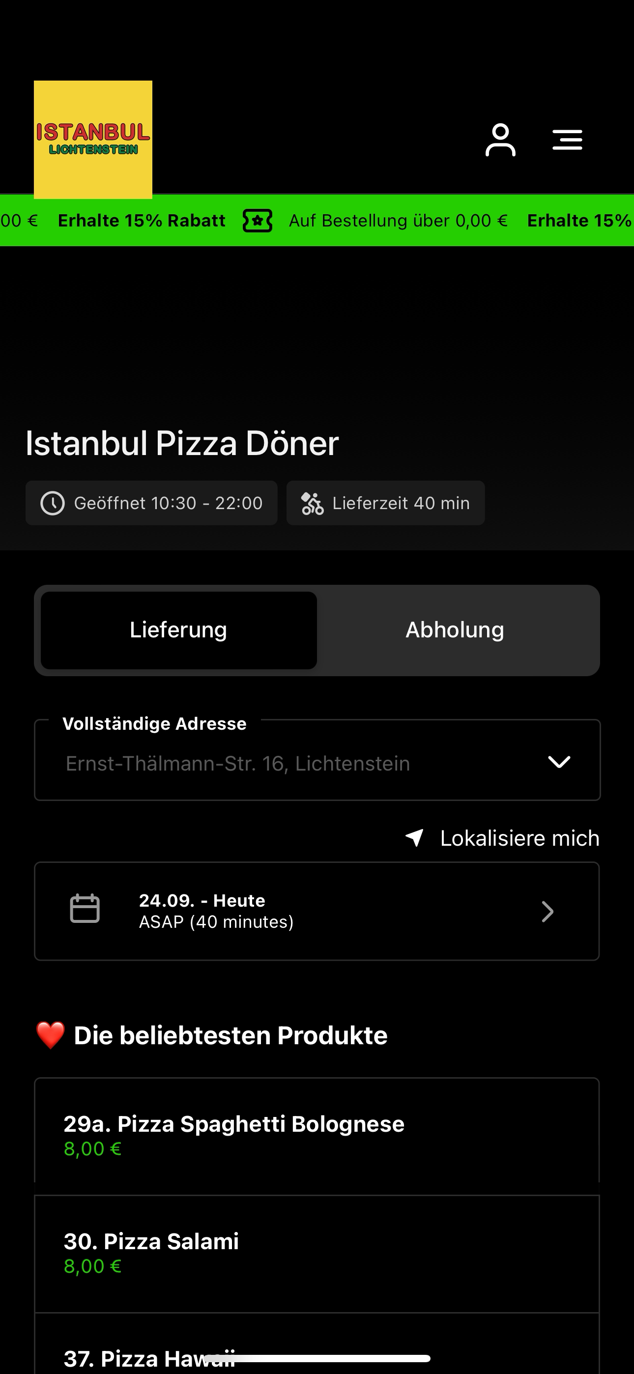 Istanbul Pizza Döner screenshot 3