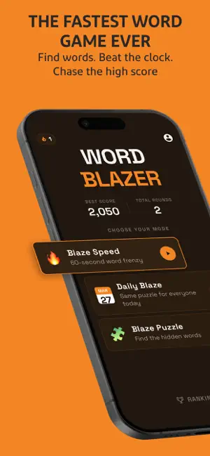 Word Blazer screenshot 1