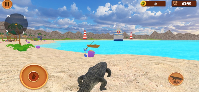 Batalha de Crocodilos Caça 3D screenshot 10