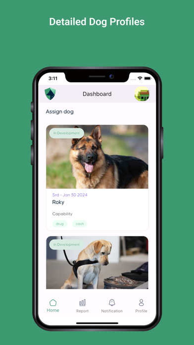 Working Dog iPhone screenshot