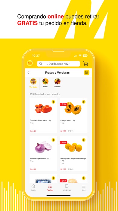 Supermercados Metro Screenshot