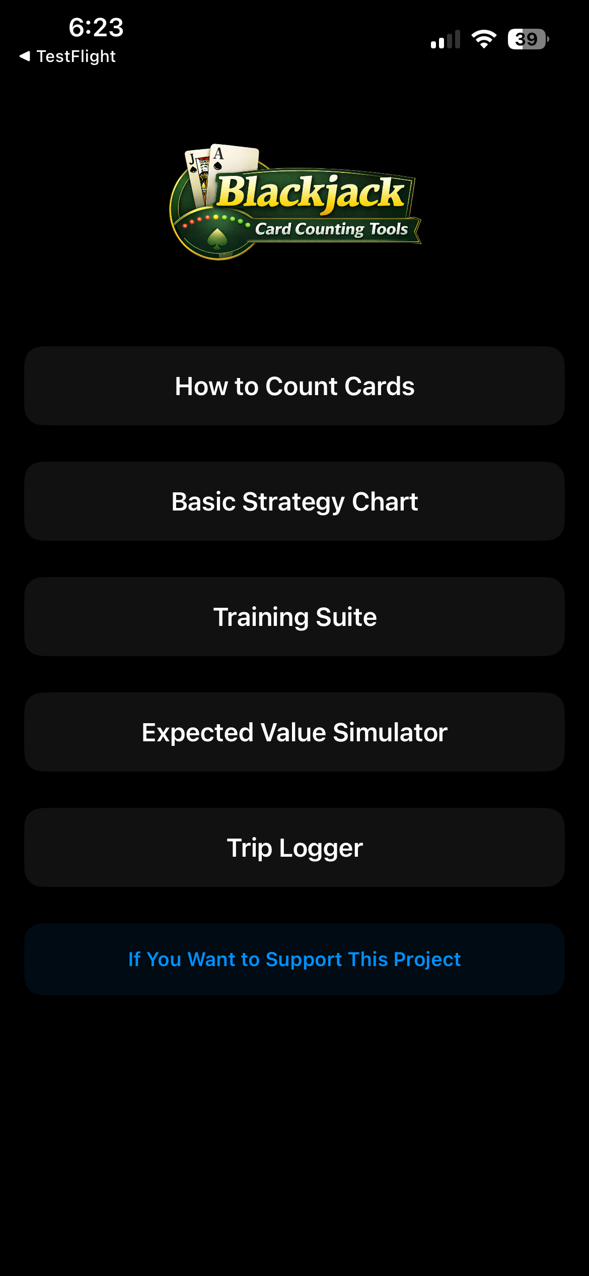 Blackjack Card Counting Tools