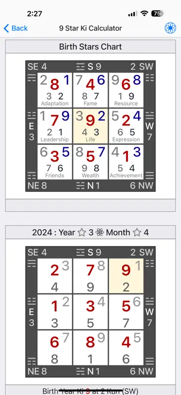 Nine Star Ki Astrology screenshot 7 of 10