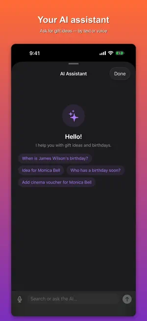 Birthday Calendar & Gifts screenshot 3