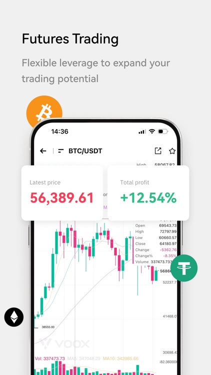 VOOX: Buy BTC and Trade Crypto