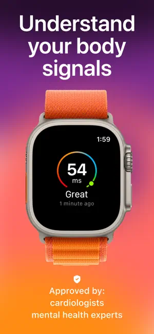 Stress Monitor for Watch: HRV screenshot 1