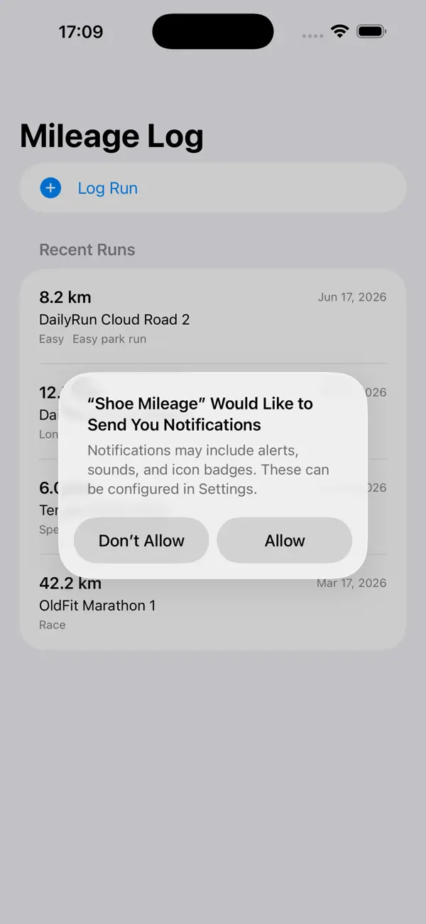 Screenshot #3 pour Suivi Chaussures Running2026