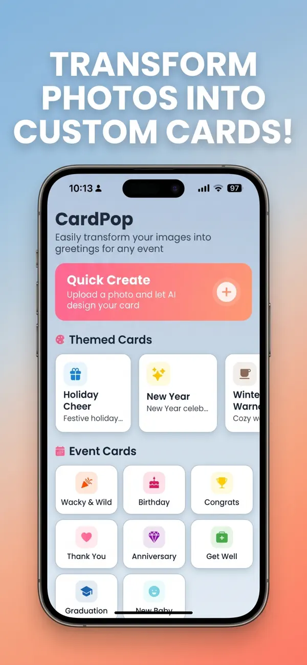 Screenshot #1 pour CardPop Pro