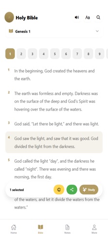 Holy Bible - Bible Offline iPhone screenshot 4