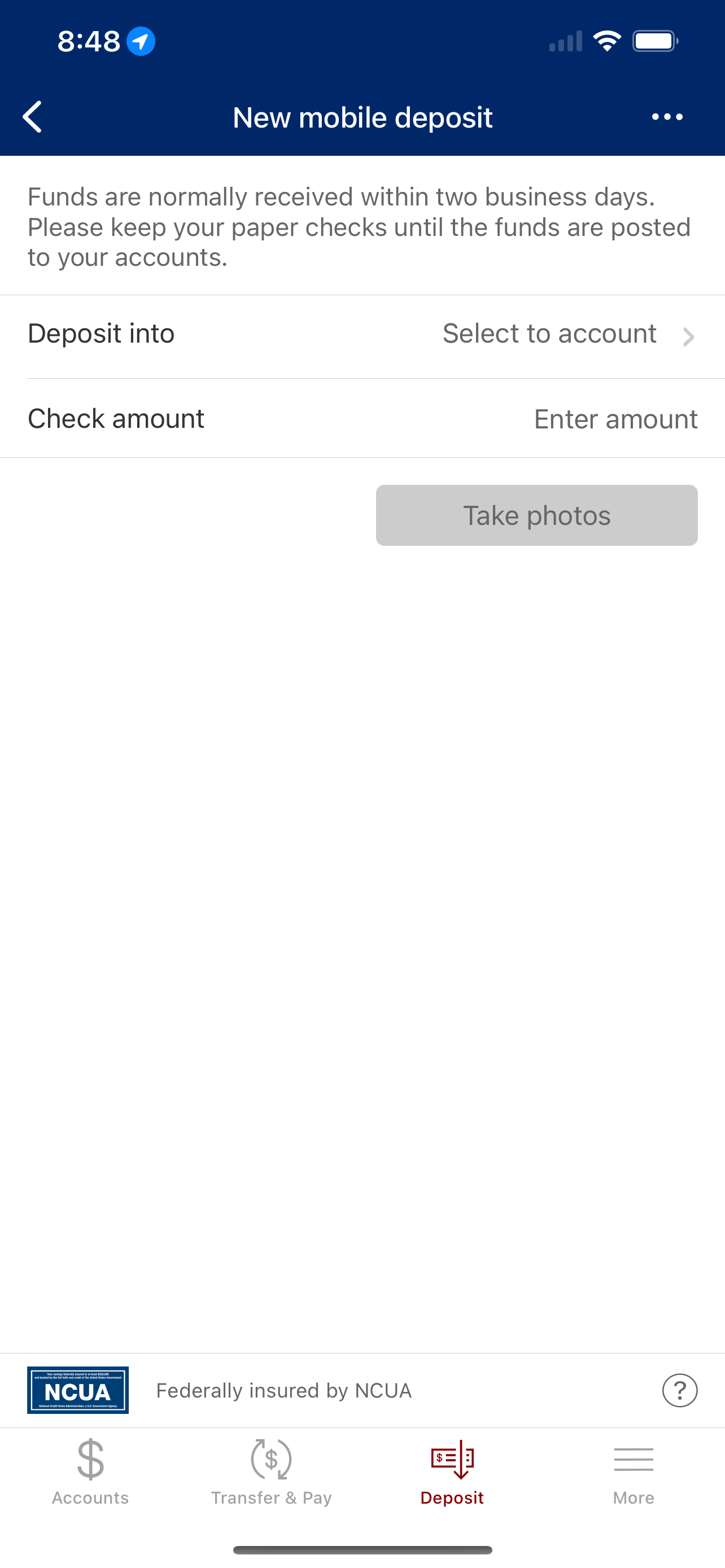 Camp Shelby FCU for iPhone