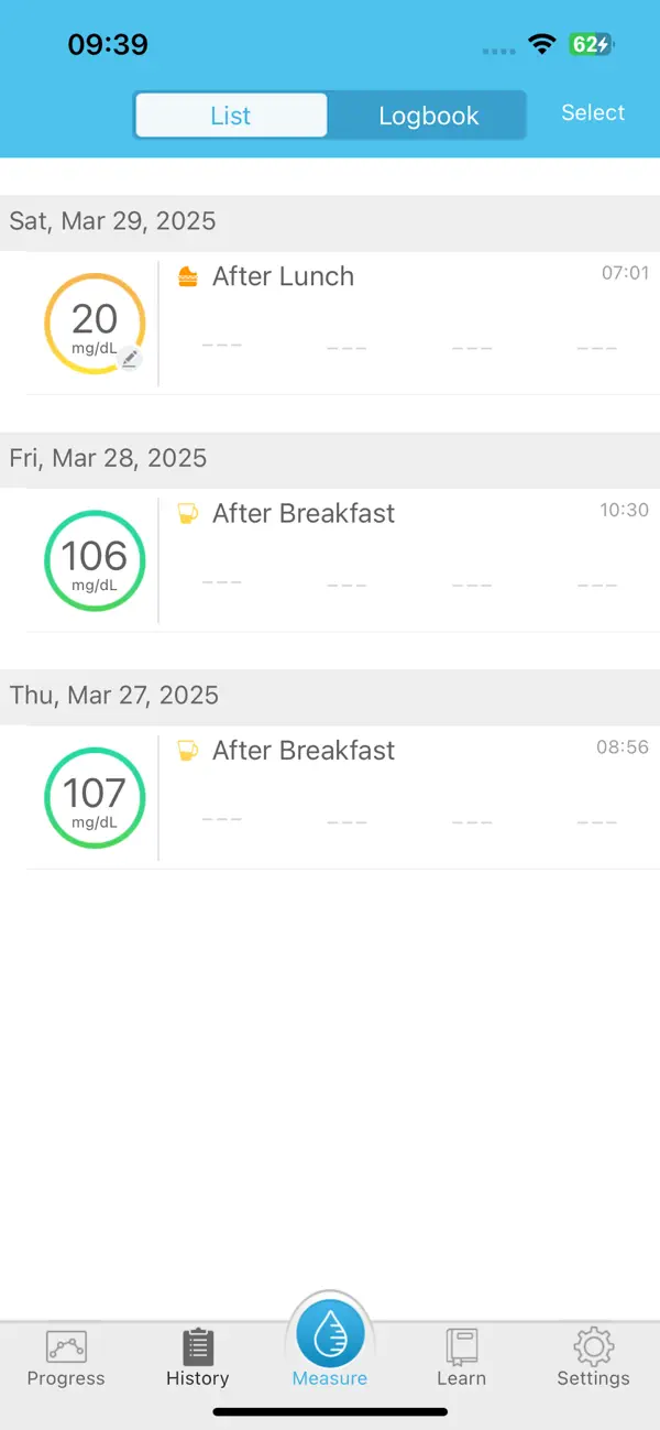 Screenshot #2 pour iHealth Gluco-Smart