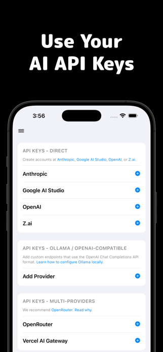 Cumbersome: AI LLM API Client Screenshot 1 of 8