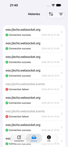 Simple WebSocket Client Screenshot 3 of 4