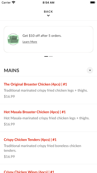 Deccan Bites iPhone screenshot 3 - Food & Drink app