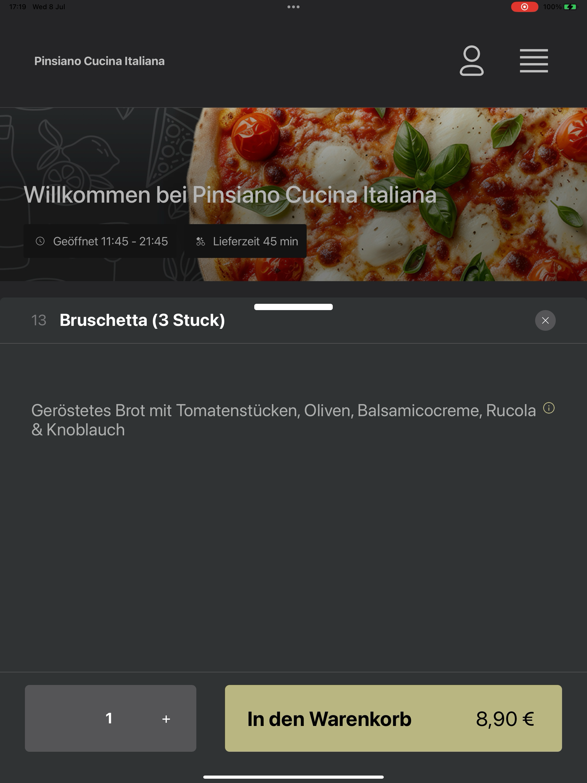 Pinsiano Cucina Italiana screenshot 15