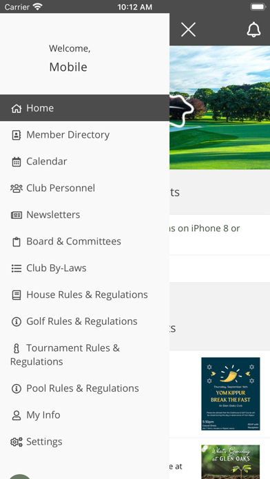 Glen Oaks Club NY Screenshot