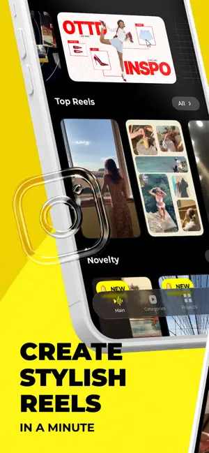 Reelsapp: reel & video editor screenshot 1