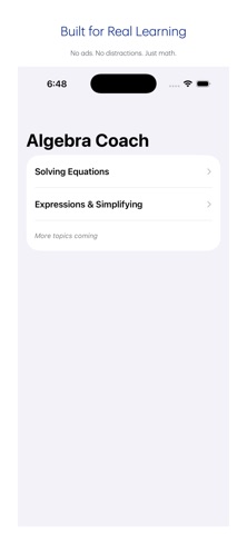 Algebra Coach Screenshot 5 of 6