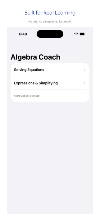 Algebra Coach Screenshot 5 of 6