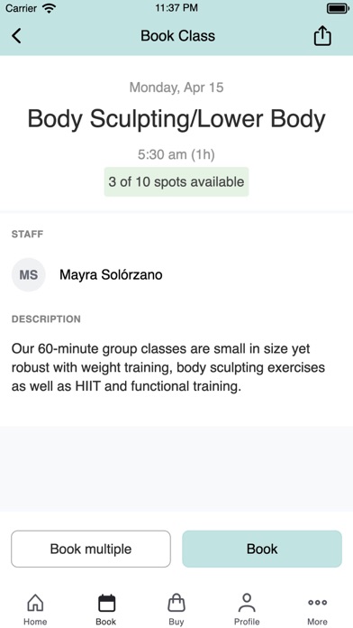 Salty Fitness Studio Screenshot